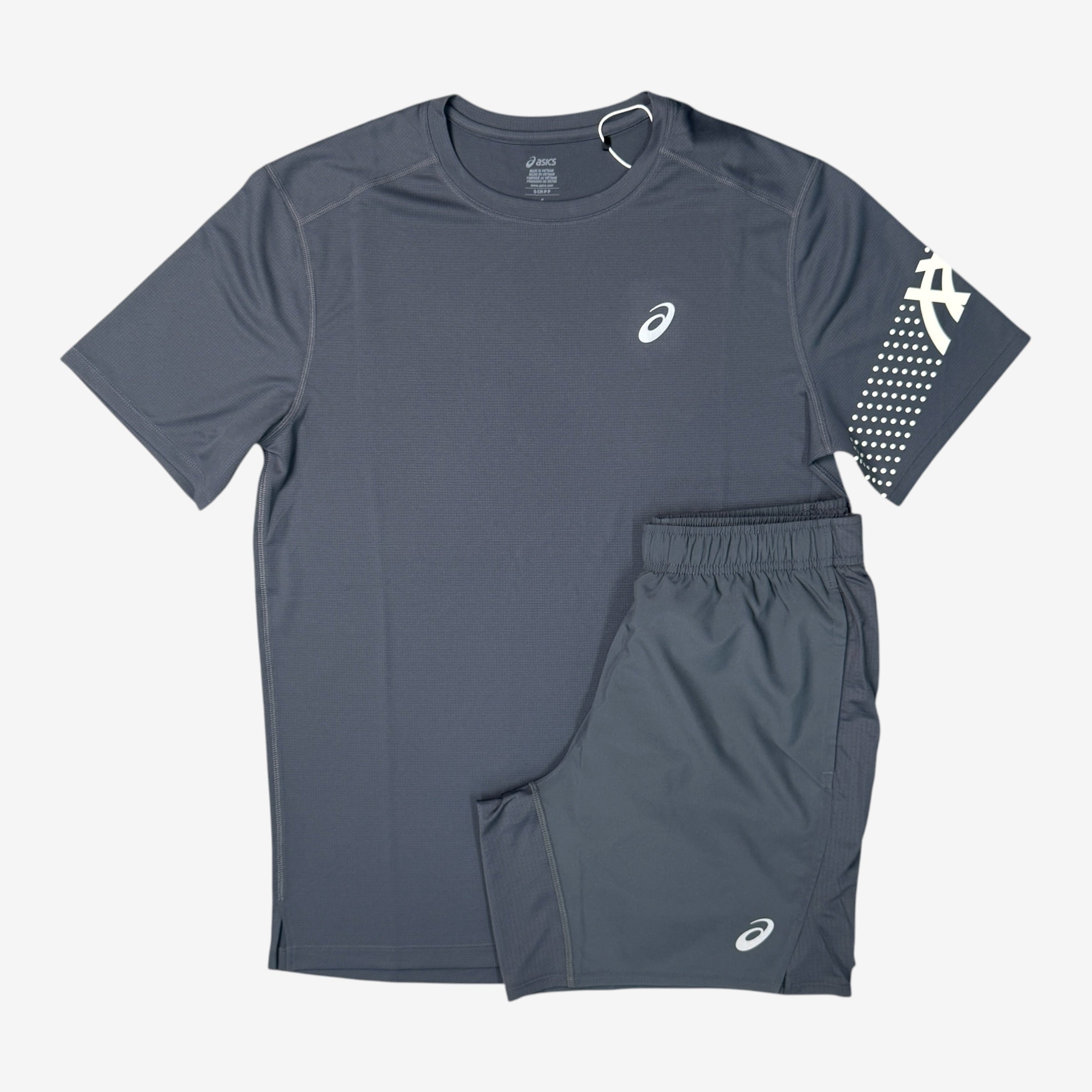 ASICS ICON SHORT SET - CARRIER GREY