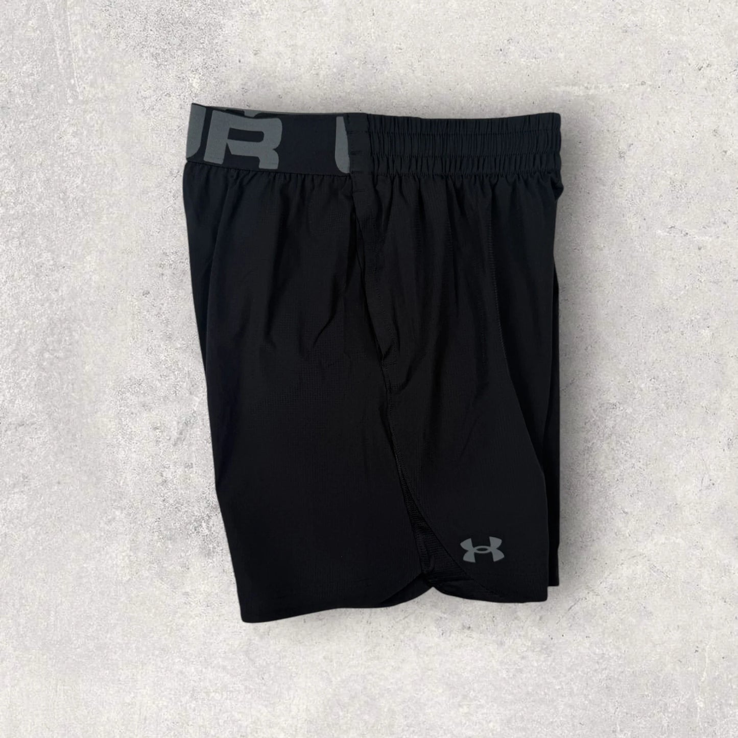 UNDER ARMOUR VELOCITY T-SHIRT / SHORT SET - GREY/BLACK