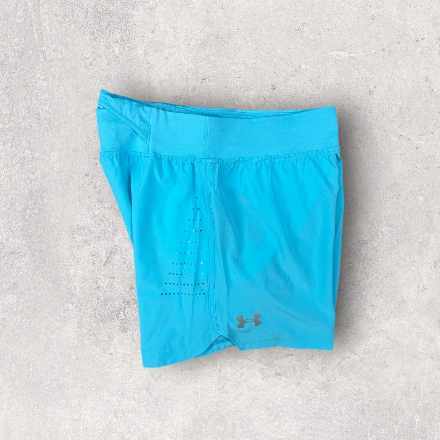 UNDER ARMOUR SPEEDPOCKET 5 SHORTS - AQUA