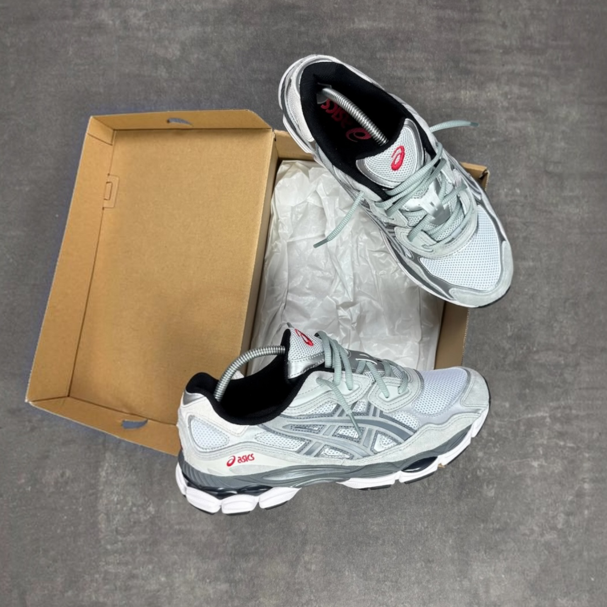 ASICS Gel NYC White Steel Grey