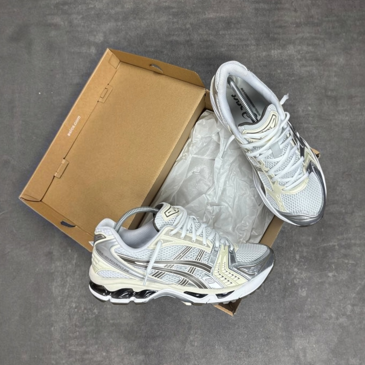 Asics Kayano 14 White Ivory
