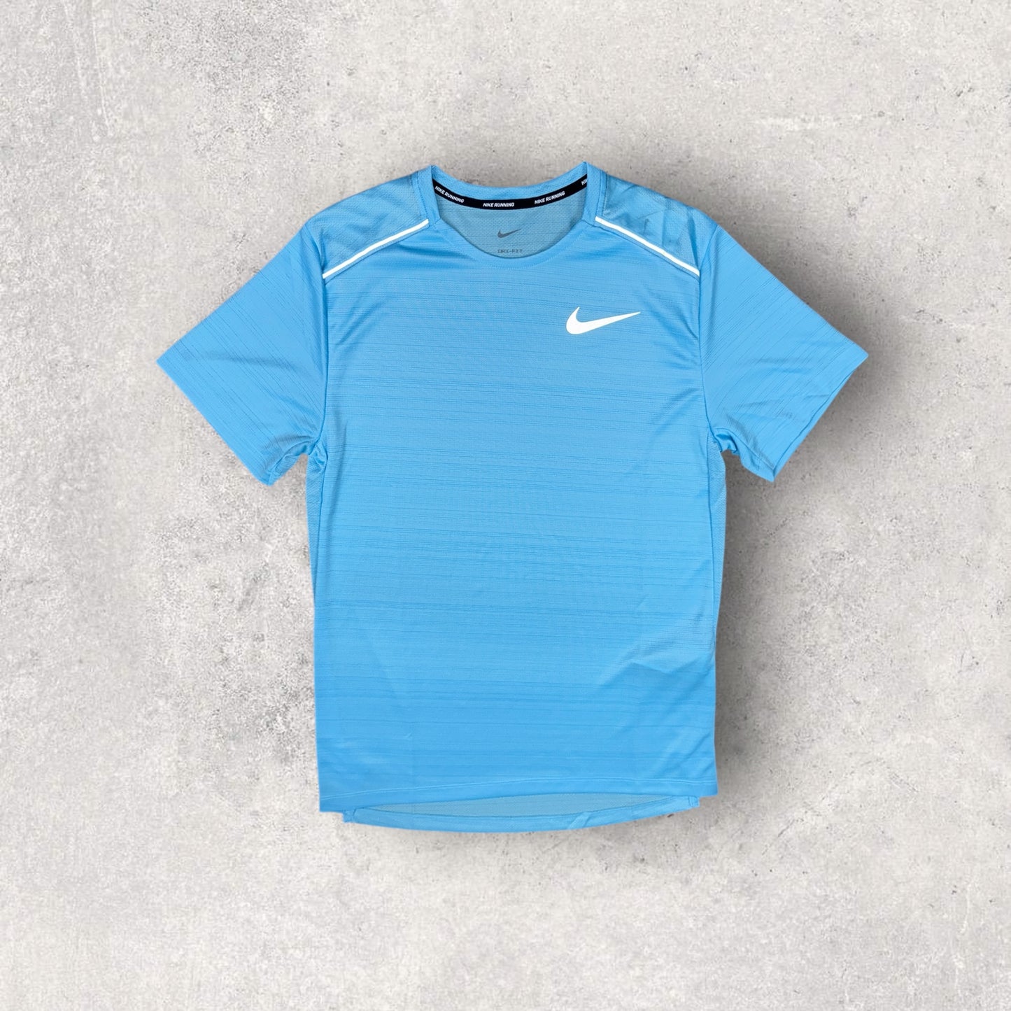 NIKE MILER T-SHIRT - AQUARIUS BLUE