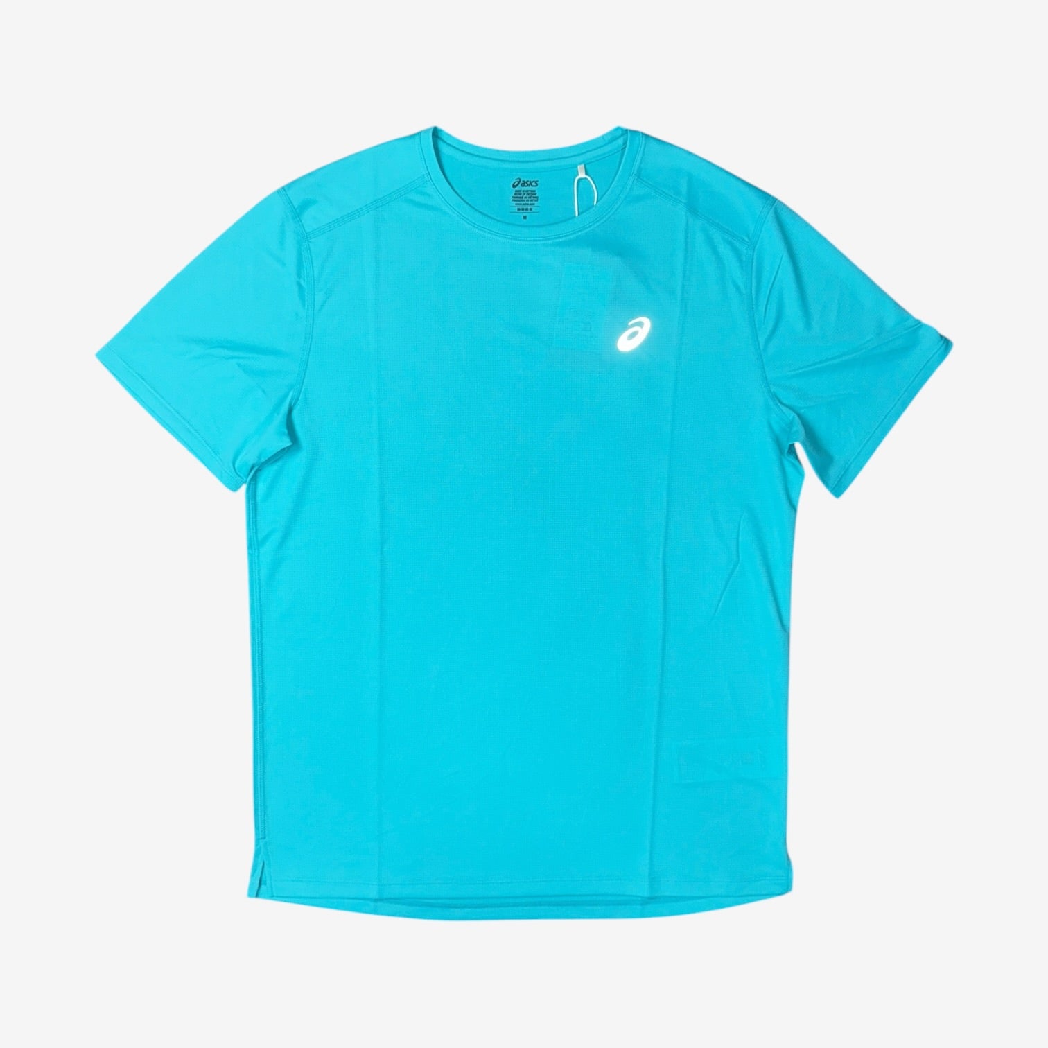 ASICS CORE T-SHIRT & SHORT SET - AQUA/BLACK