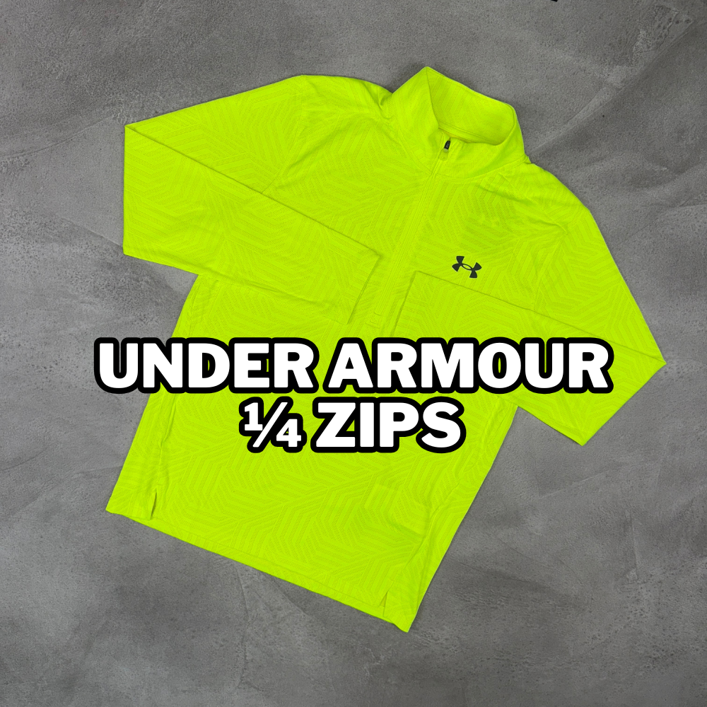 UNDER AMOUR 1/4 ZIPS