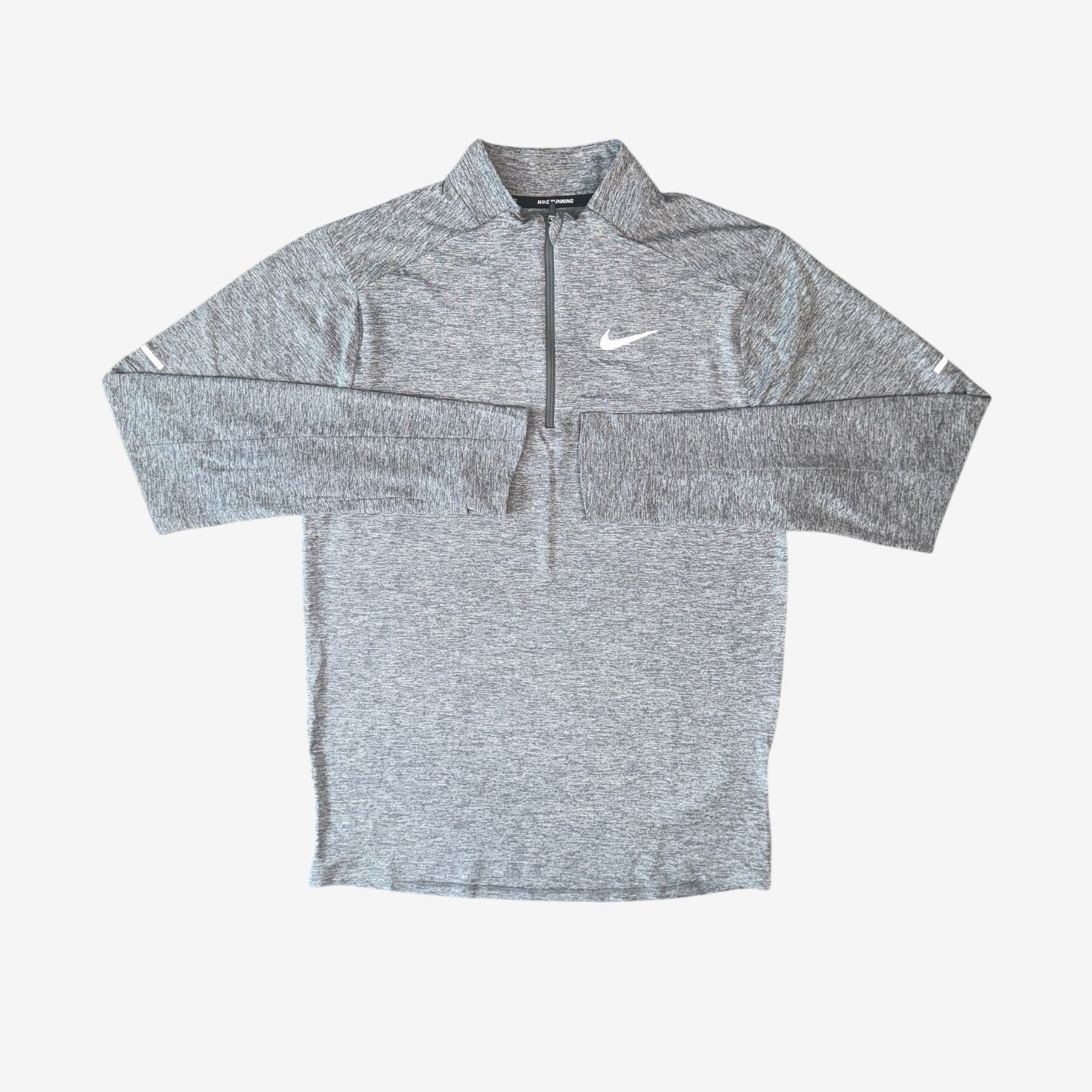 NIKE DRI-FIT 1/2 ZIP SHORT SET - SMOKE GREY/BLACK