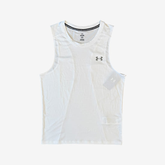 UNDER ARMOUR RUN VEST - WHITE