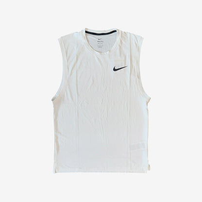 NIKE PRO DRI-FIT VEST & CHALLENGER SHORTS - WHITE/BLACK