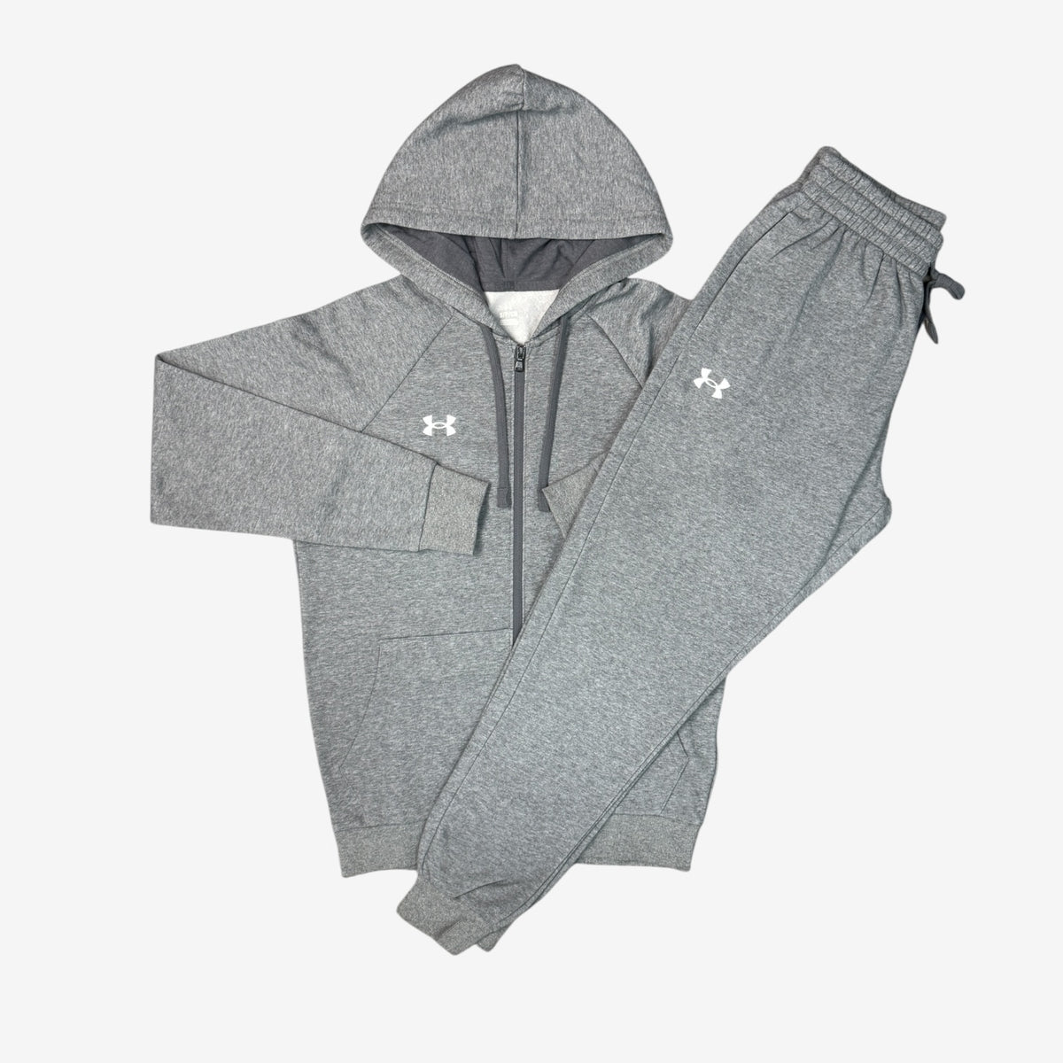 UNDER ARMOUR FLEECE ZIP TRACKSUIT - GREY