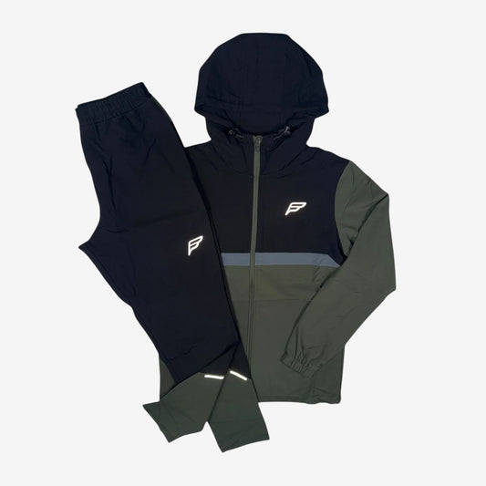 FREQUENCY APEX TRACKSUIT -BLACK/KHAKI