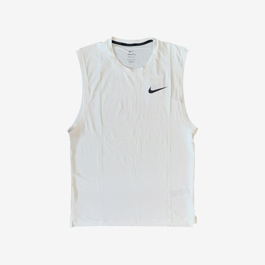 NIKE PRO DRI-FIT VEST - WHITE