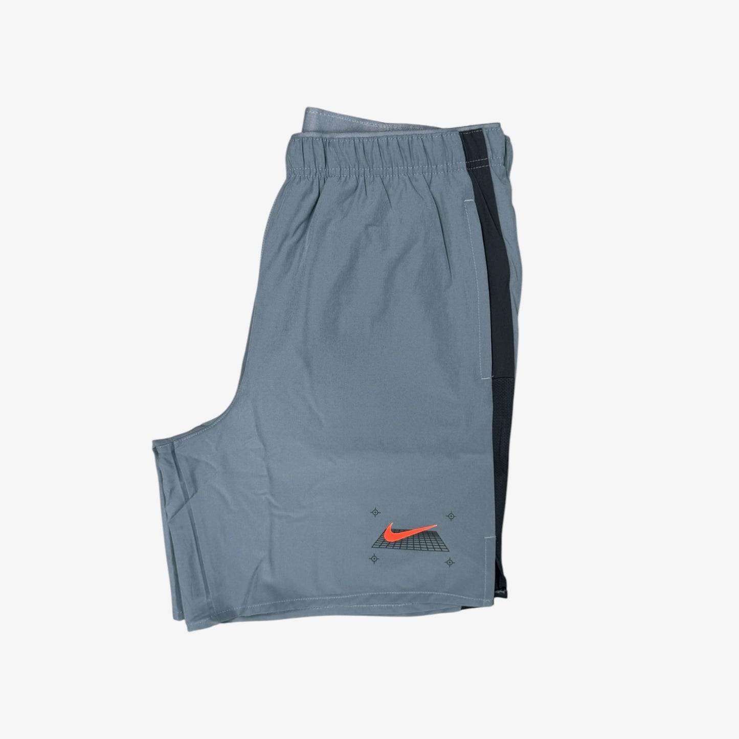 NIKE MILER GRAPHIC SHORT SET - ANTHRACITE/COOL GREY