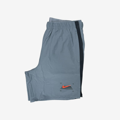 NIKE MILER GRAPHIC SHORT SET - ANTHRACITE/COOL GREY