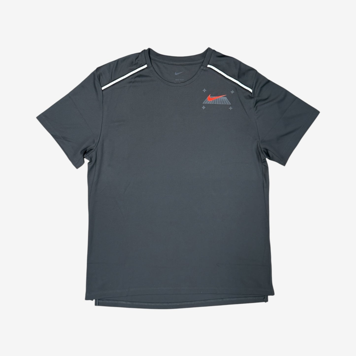 NIKE MILER GRAPHIC SHORT SET - ANTHRACITE/COOL GREY