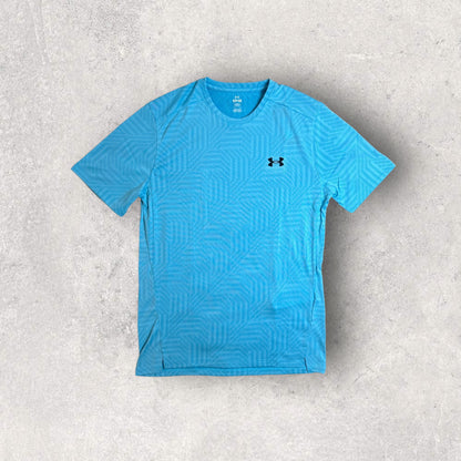 UNDER ARMOUR T-SHIRT/SHORT SET - BLUE/BLACK