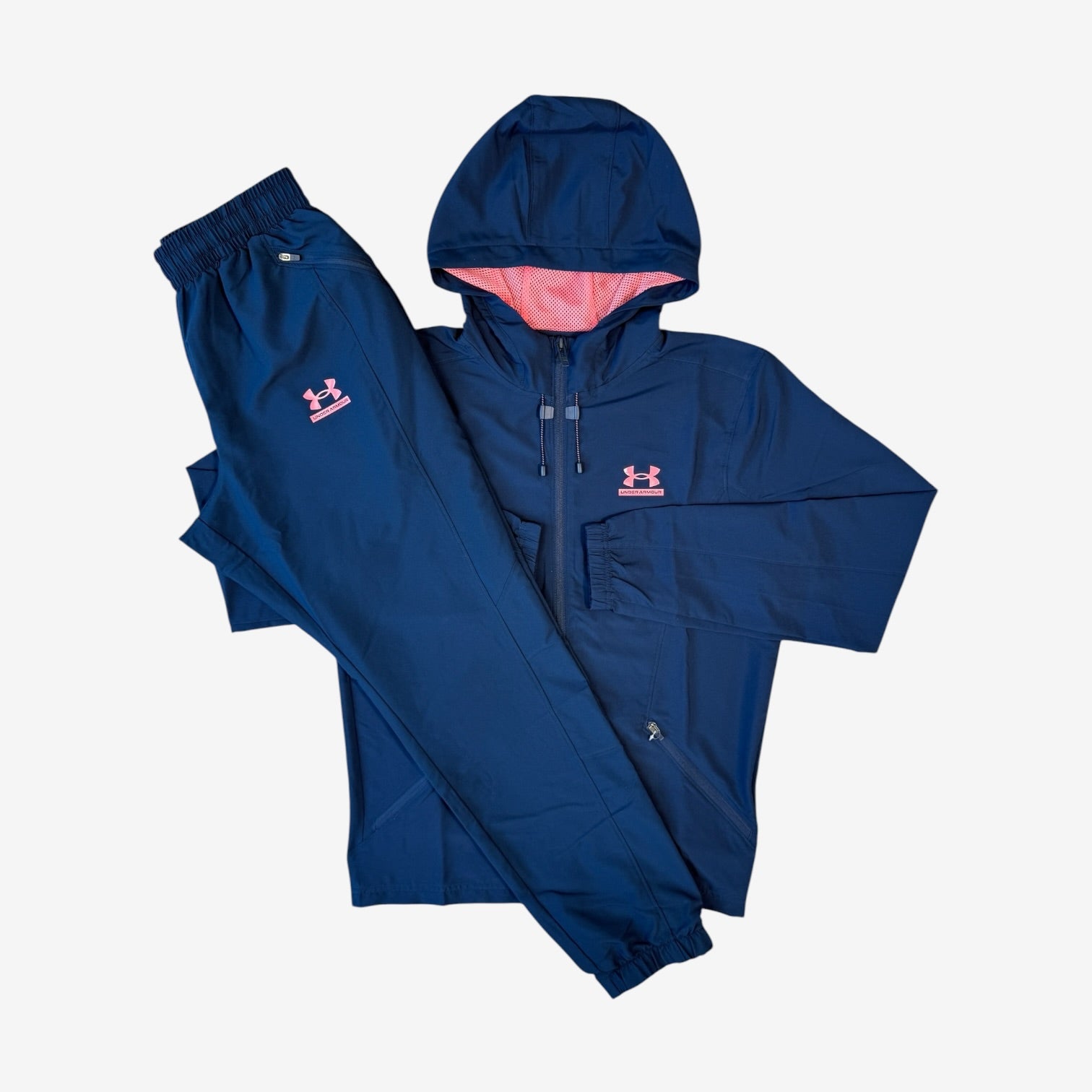 UNDER ARMOUR SPORT TRACKSUIT - BLUE/PINK