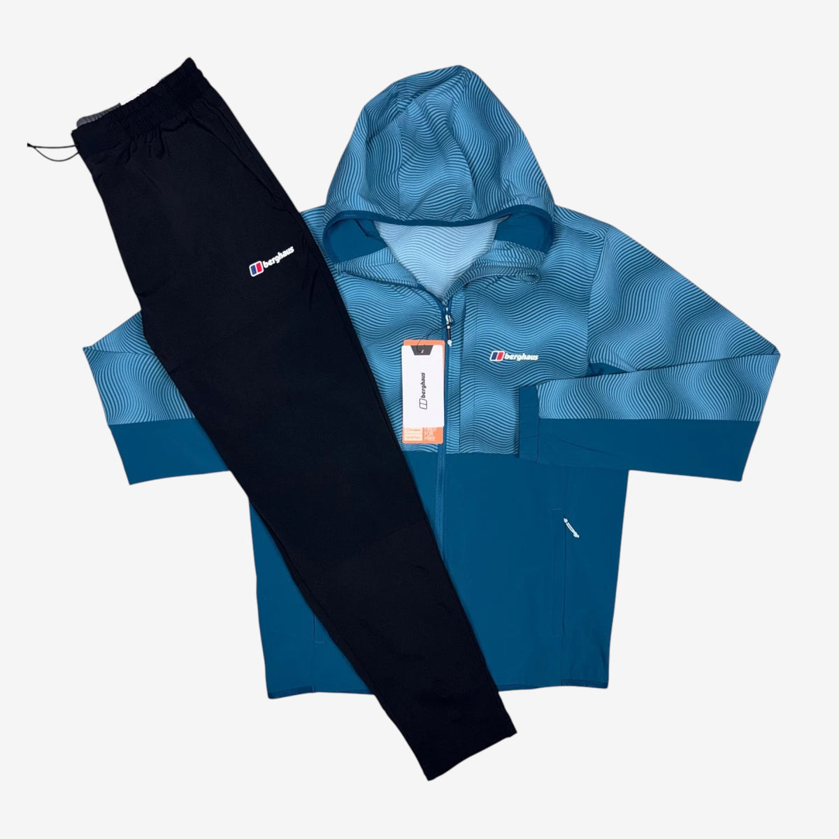 BERGHAUS HOODED TRACKSUIT - GENETIC BLUE/BLACK