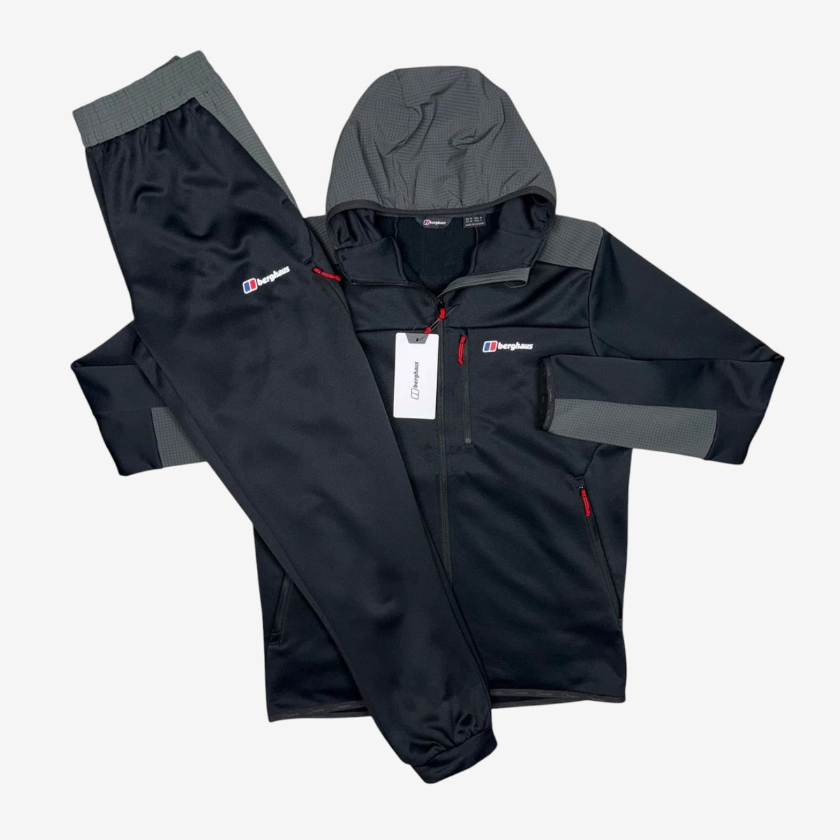 BERGHAUS SHADOWRIDGE TRACKSUIT - BLACK/GREY