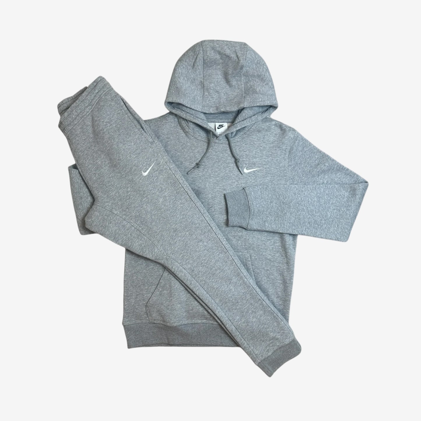 NIKE SWOOSH FLEECE TRACKSUIT - GREY
