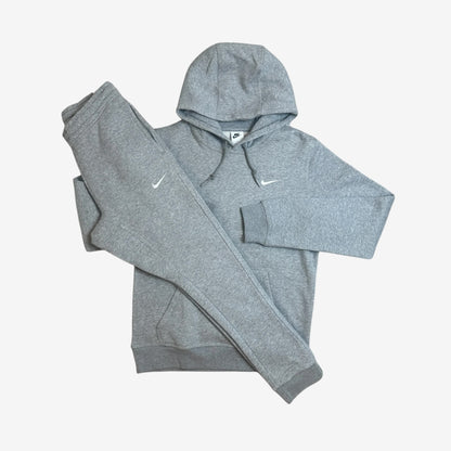NIKE SWOOSH FLEECE TRACKSUIT - GREY