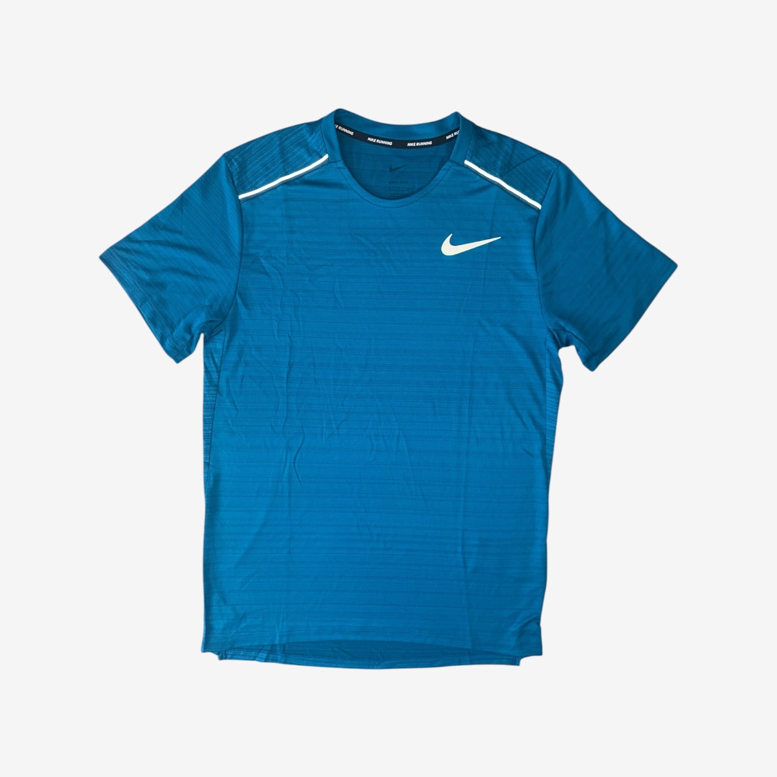 NIKE MILER 1.0 T-SHIRT / CHALLENGER SHORT SET - GREEN ABYSS/BLACK
