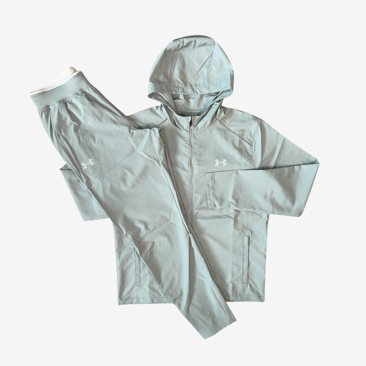 UNDER ARMOUR LAUNCH TRACKSUIT - LIGHT SAGE GREEN