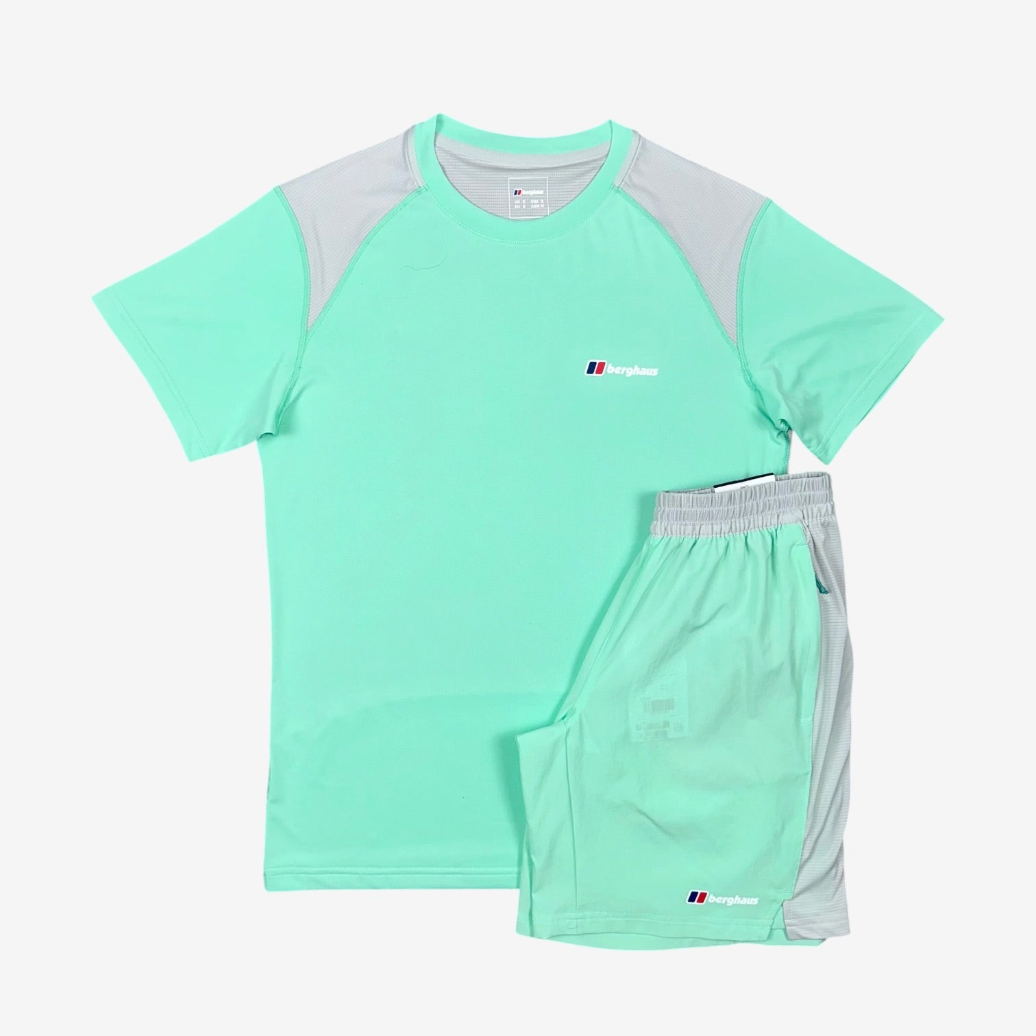 BERGHAUS WAYSIDE SHORT SET - MINT/GREY