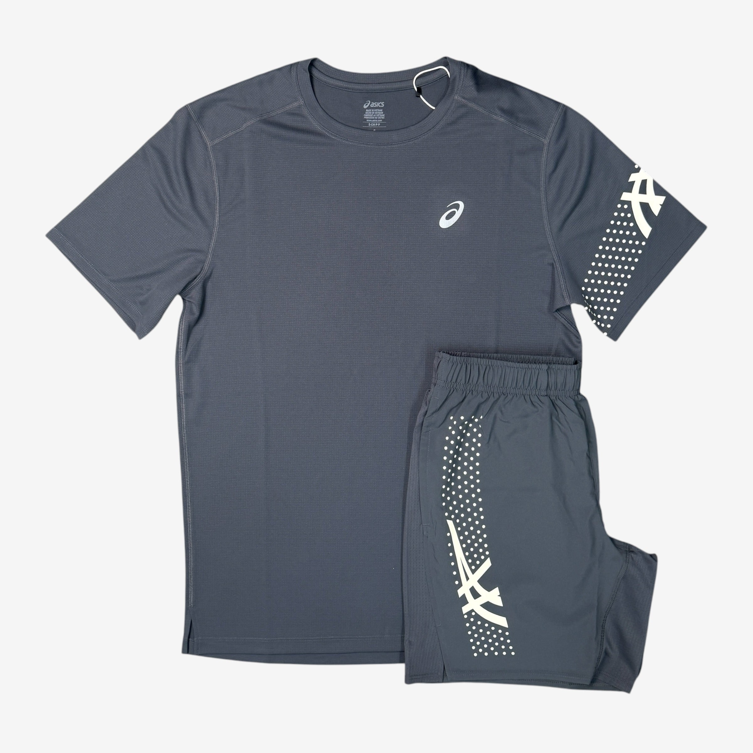ASICS ICON SHORT SET - CARRIER GREY