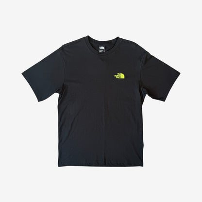 NORTH FACE  DIGITAL MOUNTAIN T-SHIRT - BLACK