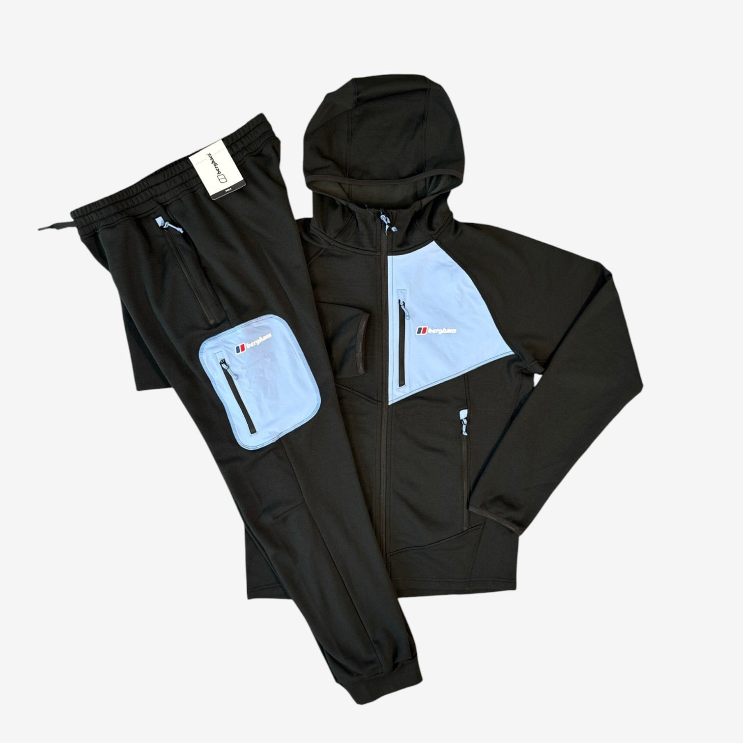 BERGHAUS PAVEY TRACKSUIT - BLACK/BLUE