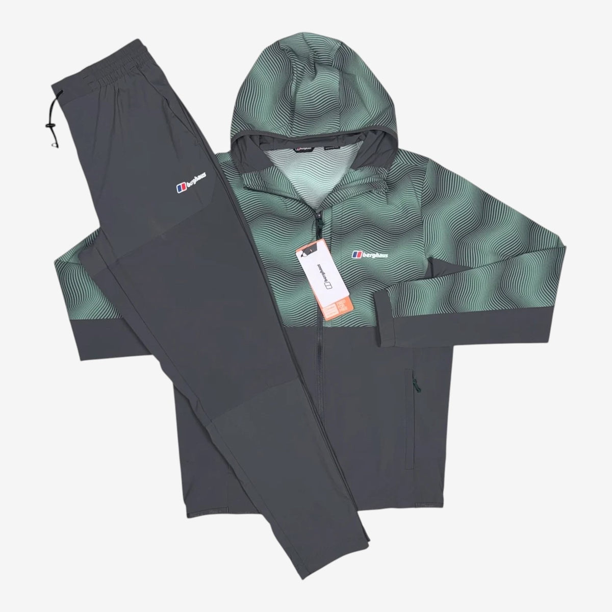BERGHAUS HOODED TRACKSUIT - TERRAIN/GREY