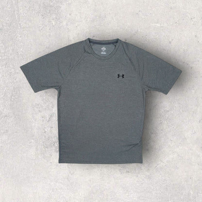 UNDER ARMOUR VELOCITY T-SHIRT / SHORT SET - GREY/BLACK