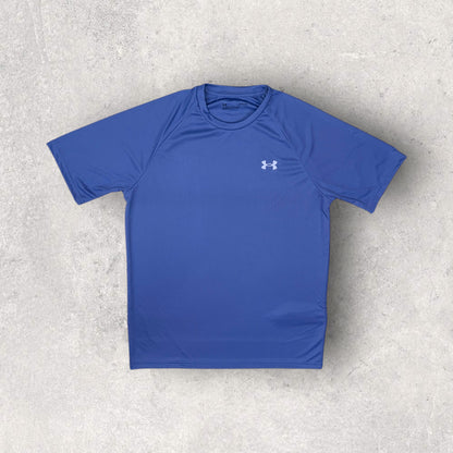 UNDER ARMOUR VELOCITY T-SHIRT / SHORT SER - STARLIGHT/BLACK