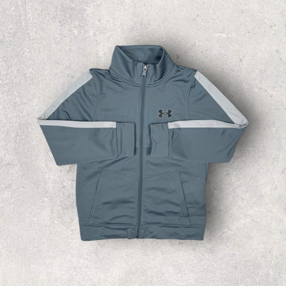 UNDER ARMOUR POLY PENNANT JUNIOR TRACKSUIT - SLATE