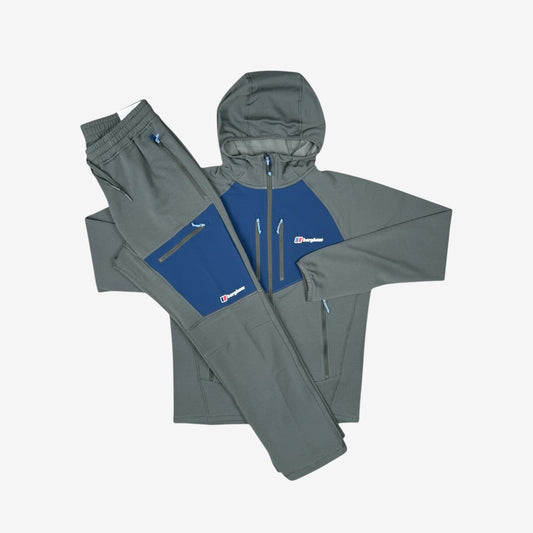 BERGHAUS COTTON PAVEY TRACKSUIT - GREY/BLUE