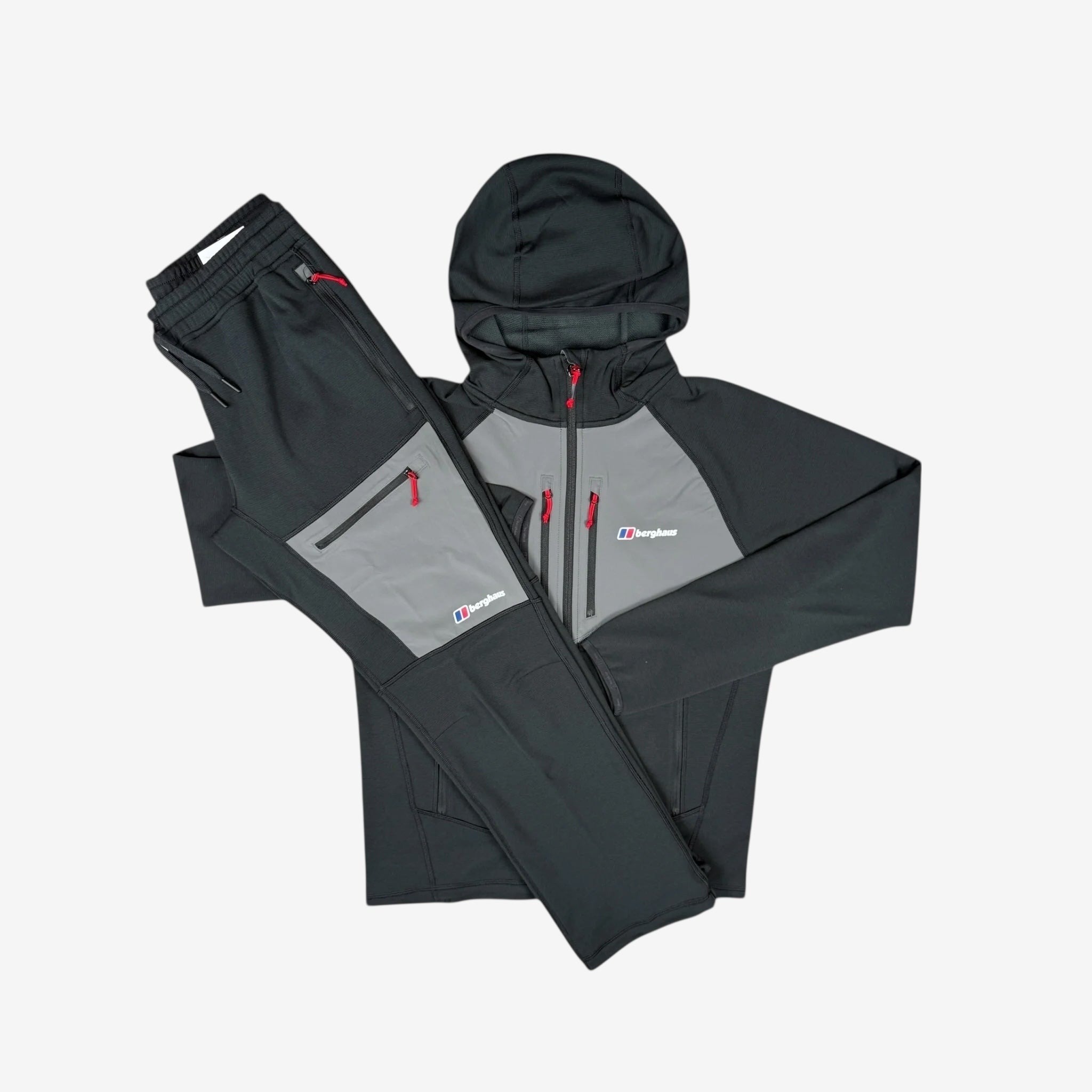 BERGHAUS COTTON PAVEY TRACKSUIT - BLACK/GREY