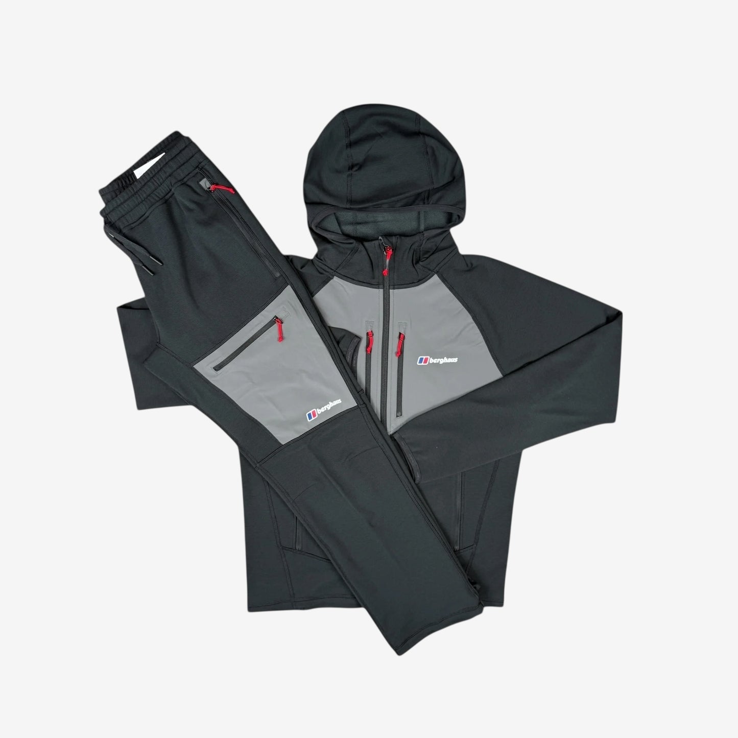 BERGHAUS COTTON PAVEY TRACKSUIT - BLACK/GREY