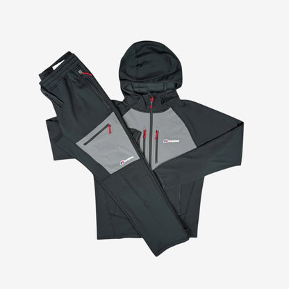 BERGHAUS COTTON PAVEY TRACKSUIT - BLACK/GREY