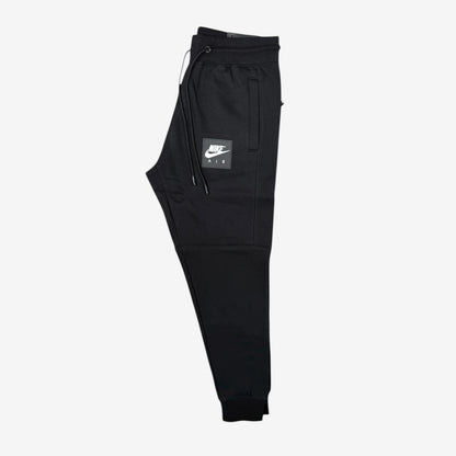 NIKE AIR ZIP FLEECE TRACKSUIT - BLACK