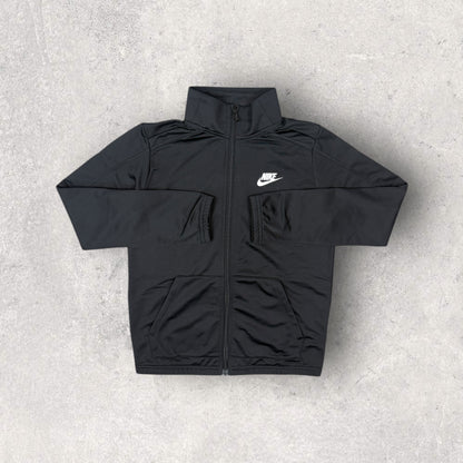 NIKE JUNIOR POLY TRACKSUIT - BLACK