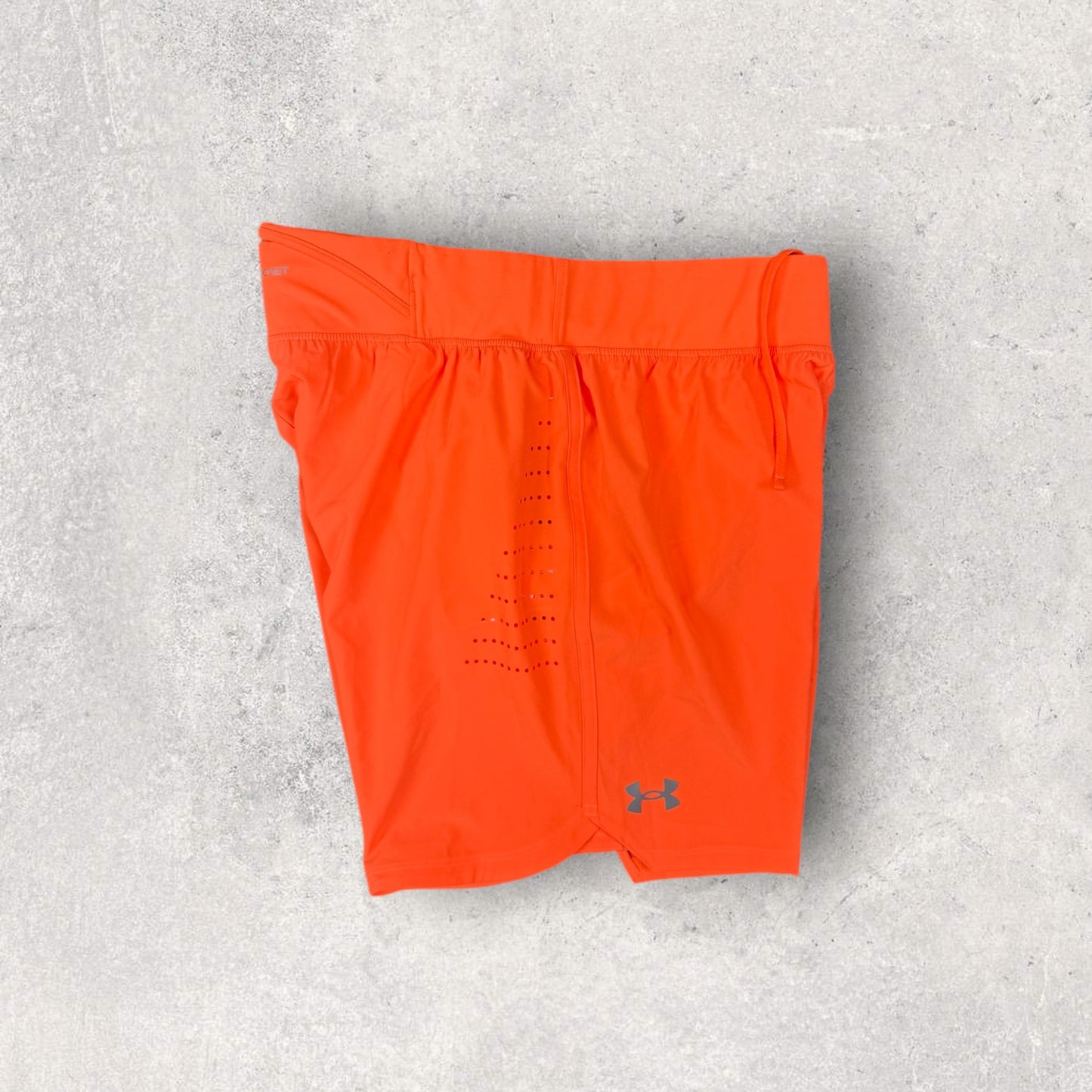 UNDER ARMOUR SPEEDPOCKET 7 SHORTS - ORANGE