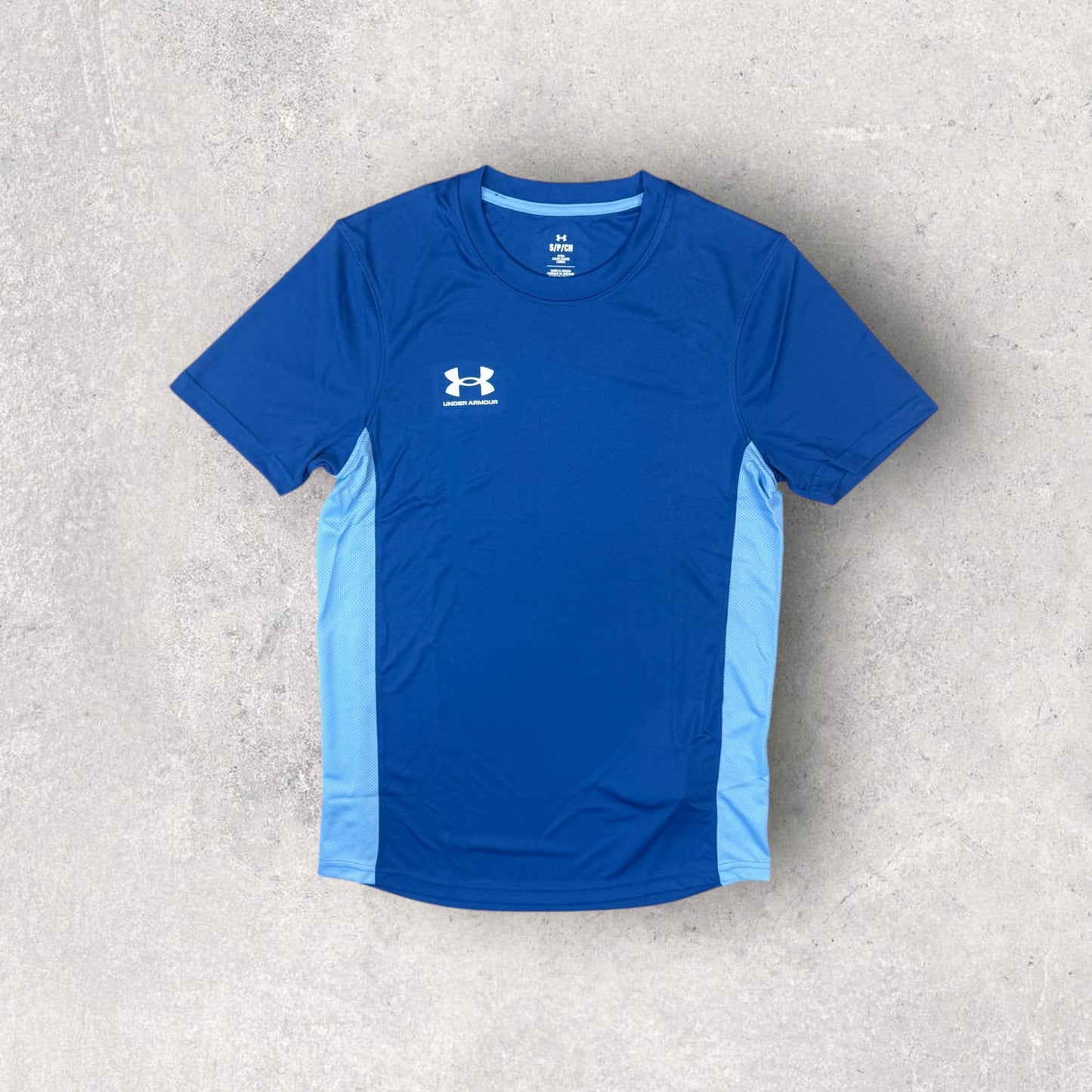 UNDER ARMOUR CHALLENGER T-SHIRT/SHORT SET - TECH BLUE