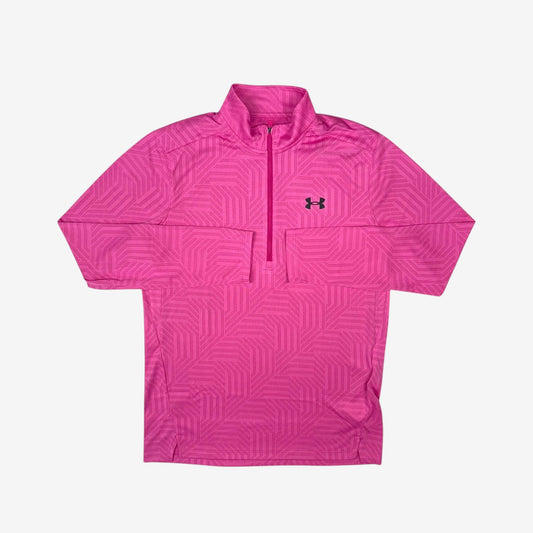 UNDER ARMOUR GEOTESSA 1/4 ZIP - PINK