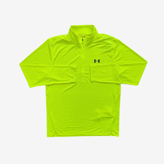 UNDER ARMOUR GEO 1/4 ZIP - MORPH GREEN