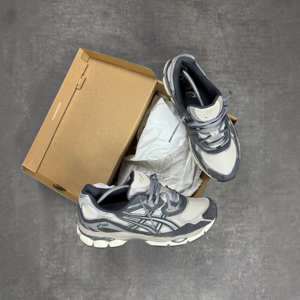 ASICS Gel NYC Oatmeal Obsidian