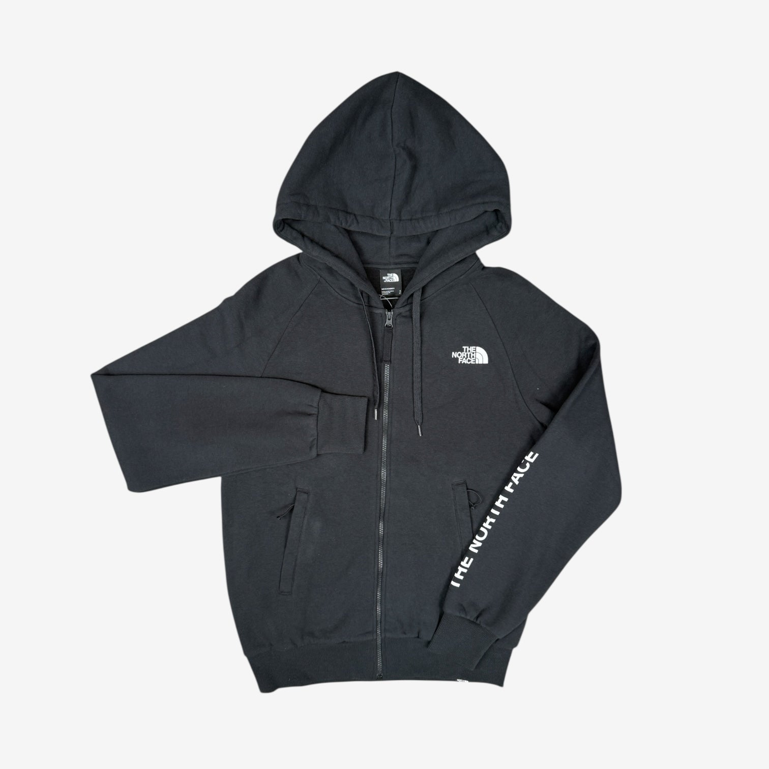 NORTH FACE FLEECE HOODED TRACKSUIT - BLACK