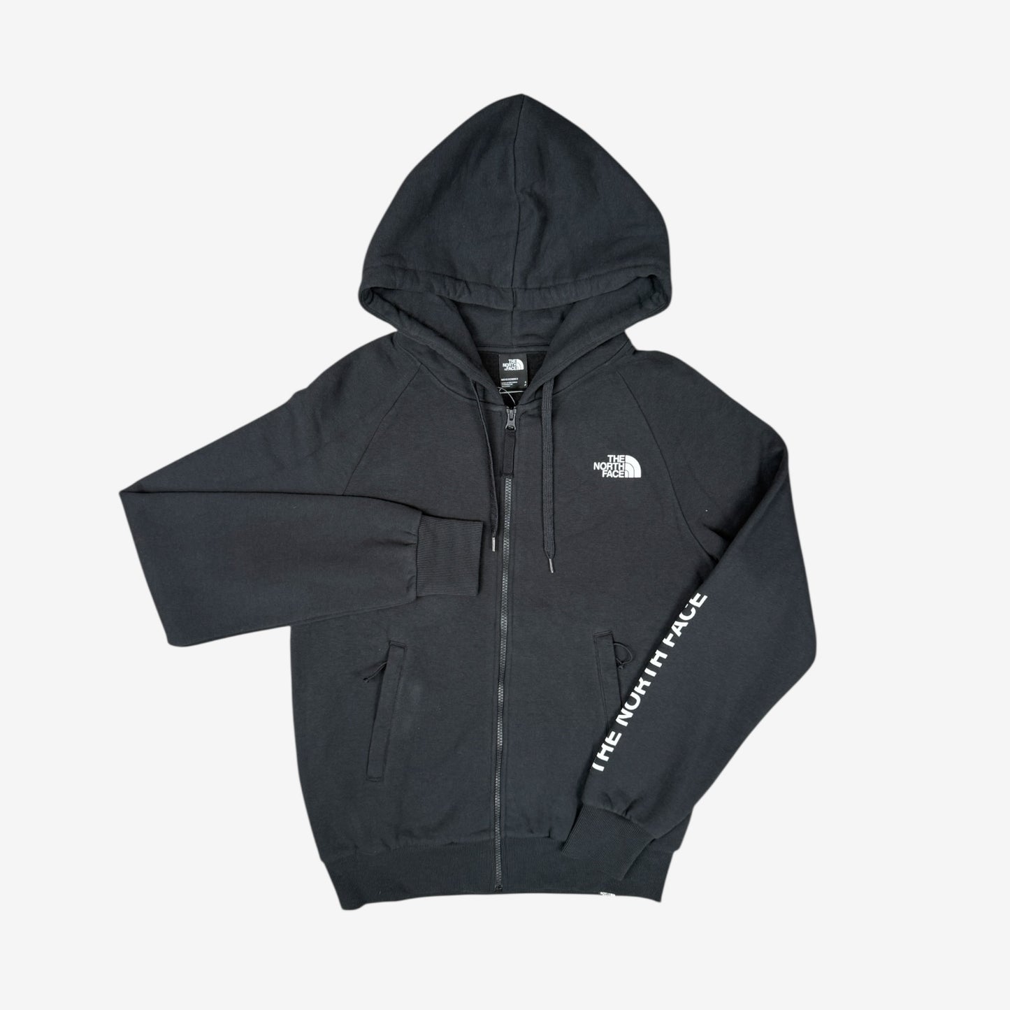 NORTH FACE FLEECE HOODED TRACKSUIT - BLACK