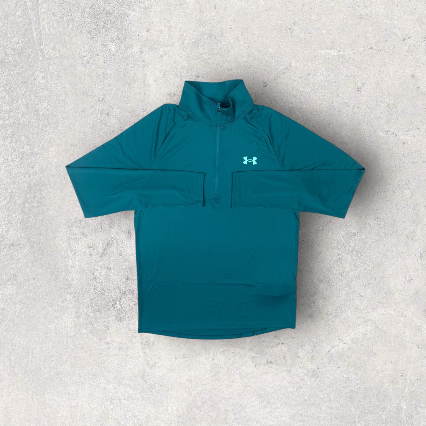 UNDER ARMOUR TECH 1/4 SHORT SET - TEAL