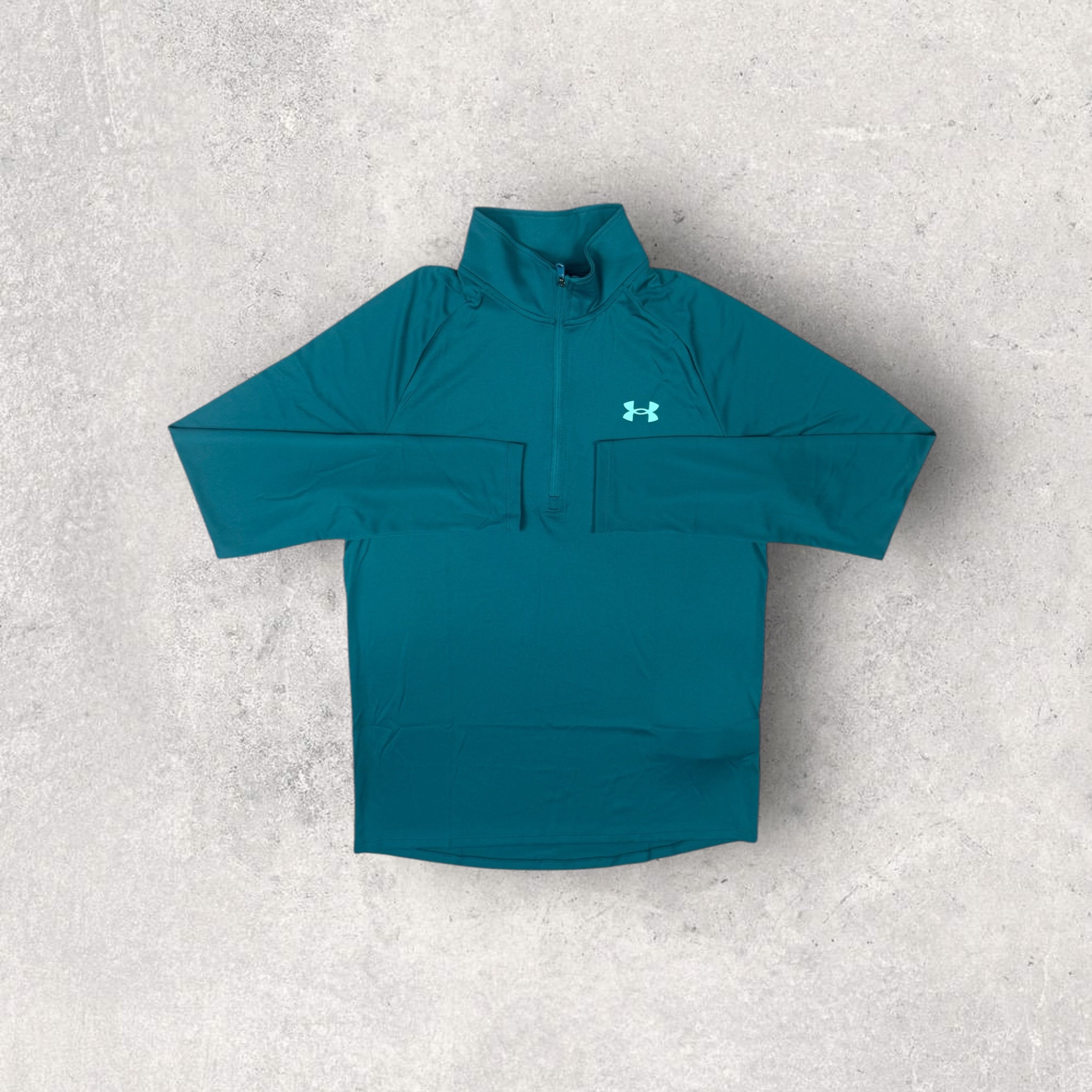 UNDER ARMOUR TECH 1/4 SHORT SET - TEAL