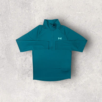 UNDER ARMOUR TECH 1/4 SHORT SET - TEAL