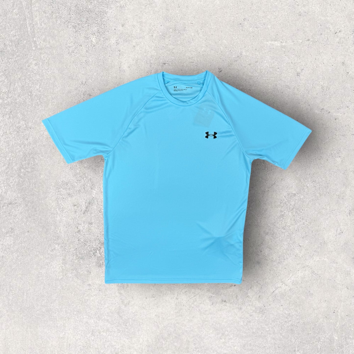 UNDER ARMOUR VELOCITY T-SHIRT / SHORT SET - SKY BLUE/GREY